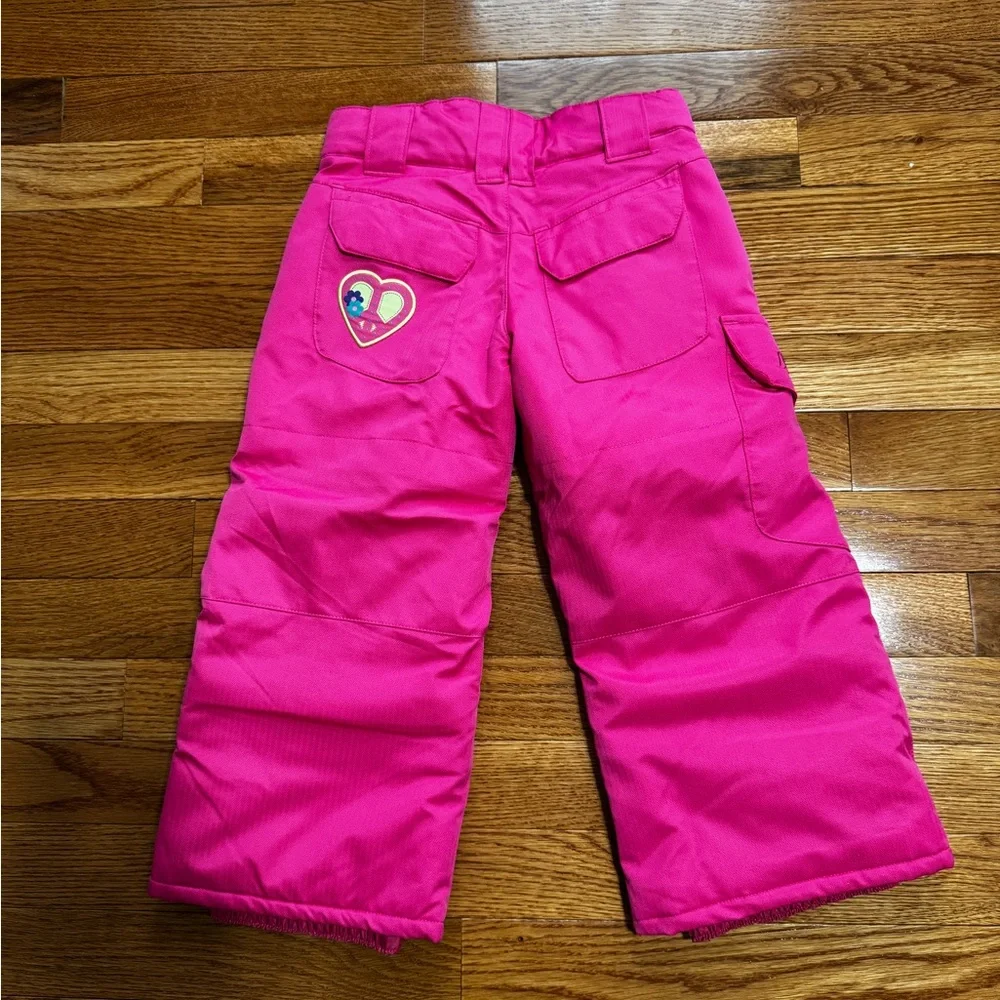 Snow Dragons Toddler Girl's Rock Solid Insulated Pink Pants